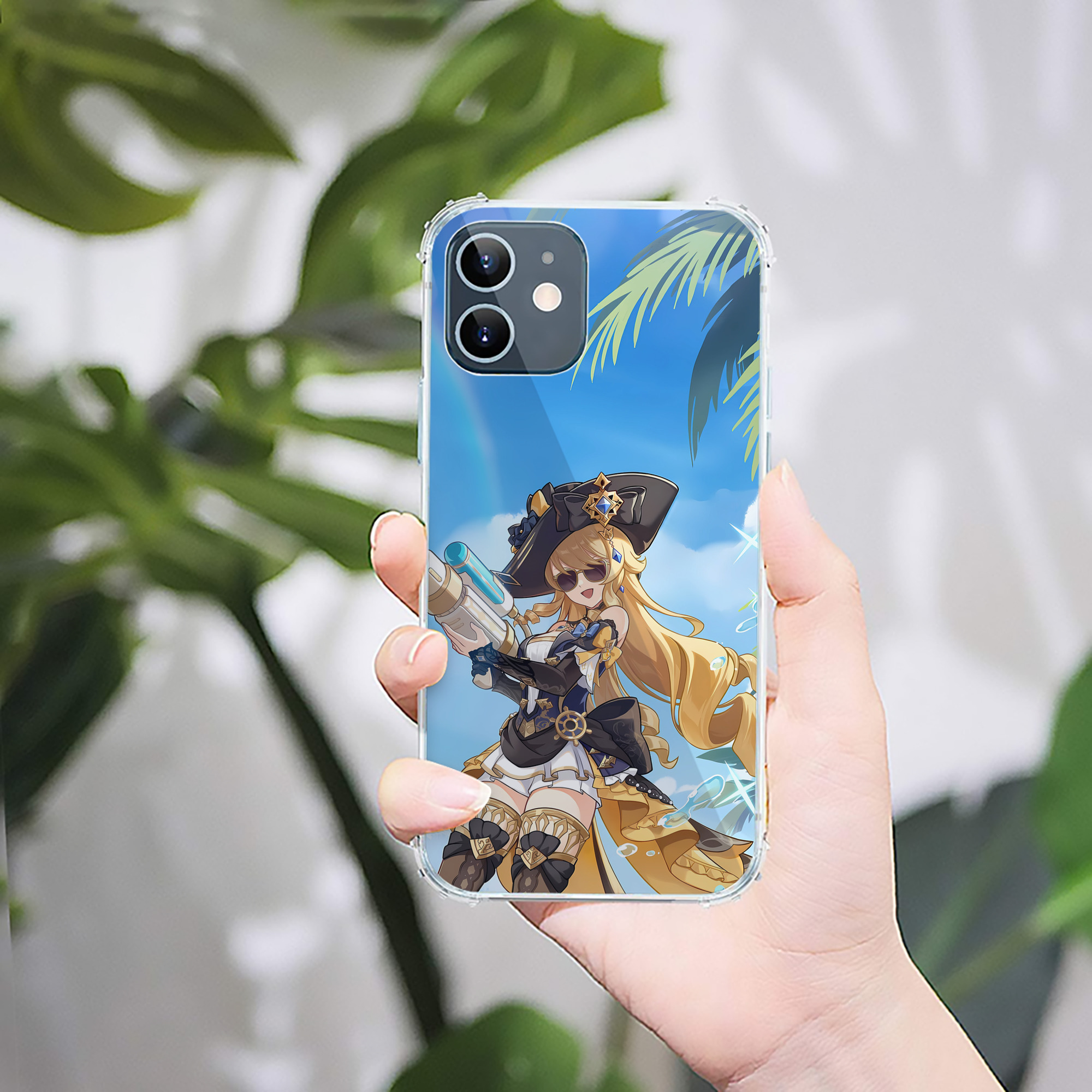 げんし神 genshin 【iPhone 12シリーズ対応】透明スマホケース（クリアソフトケース）